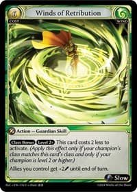 Winds of Retribution - Alchemical Revolution - Grand Archive TCG card