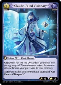Claude, Fated Visionary - Alchemical Revolution - Grand Archive TCG card