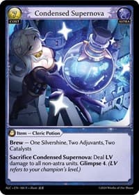 Condensed Supernova - Alchemical Revolution - Grand Archive TCG card
