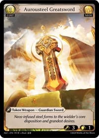 Aurousteel Greatsword - Alchemical Revolution - Grand Archive TCG card