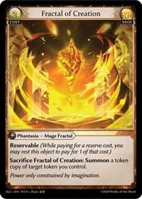 Fractal of Creation - Alchemical Revolution - Grand Archive TCG card