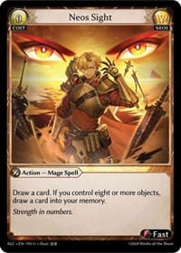Neos Sight - Alchemical Revolution - Grand Archive TCG card