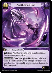 Anathema's End - Alchemical Revolution - Grand Archive TCG card