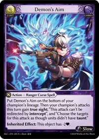 Demon's Aim - Alchemical Revolution - Grand Archive TCG card
