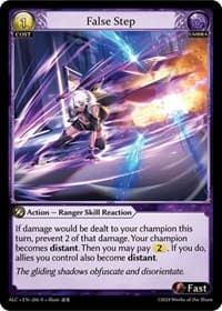 False Step - Alchemical Revolution - Grand Archive TCG card