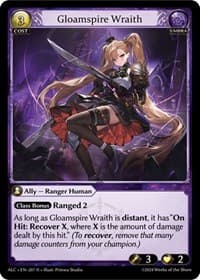 Gloamspire Wraith - Alchemical Revolution - Grand Archive TCG card
