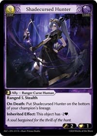 Shadecursed Hunter - Alchemical Revolution - Grand Archive TCG card