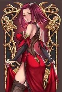 Standard Blackrose Gown Back Pose Sleeves (70-Pack) - ManaMoon Card Sleeves - Card Sleeves card