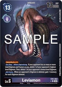Leviamon (Alternate Art) - Animal Colosseum - Digimon Card Game card