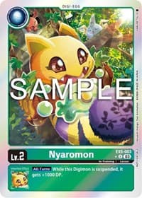 Nyaromon (Animal Colosseum Box Promotion Pack) - Animal Colosseum - Digimon Card Game card