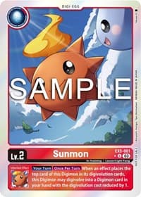 Sunmon (Animal Colosseum Box Promotion Pack) - Animal Colosseum - Digimon Card Game card