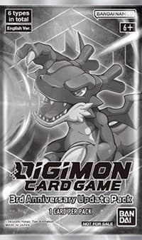 3rd Anniversary Update Pack - Digimon Promotion Cards - Digimon Card Game card