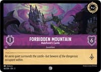 Forbidden Mountain - Maleficent's Castle - Into the Inklands - Disney Lorcana card