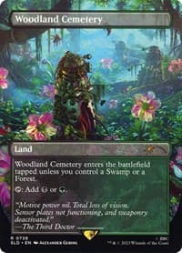 Woodland Cemetery - Secret Lair Drop Series - Magic: The Gathering card