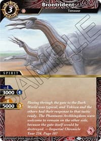 Brontrident - Savior of Chaos - Battle Spirits Saga card