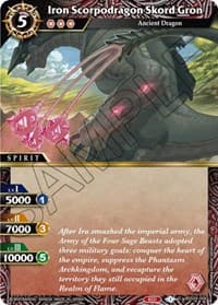 Iron Scorpodragon Skorn Gron - Savior of Chaos - Battle Spirits Saga card