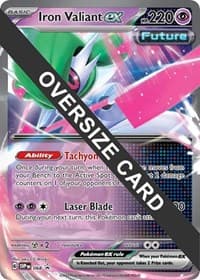 Iron Valiant ex - 068 - Jumbo Cards - Pokemon card