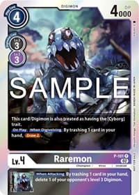 Raremon - P-101 (Limited Card Pack Ver.2) - Digimon Promotion Cards - Digimon Card Game card