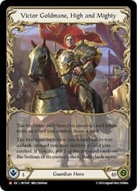 Victor Goldmane, High and Mighty - Heavy Hitters - Flesh and Blood TCG card