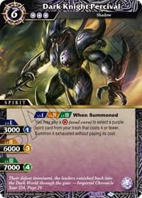 Dark Knight Percival - Savior of Chaos - Battle Spirits Saga card