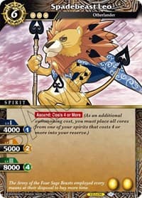 Spadebeast Leo - Savior of Chaos - Battle Spirits Saga card