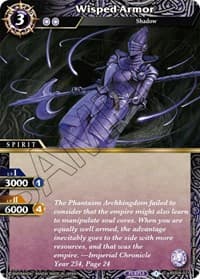 Wisped Armor - Savior of Chaos - Battle Spirits Saga card