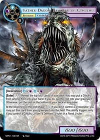 Father Dagon, Familiar of Cthulhu - Masterpiece "Pilgrim-Memories" - Force of Will card