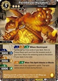 Perilbeast Hundun - Savior of Chaos - Battle Spirits Saga card