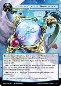 Crystal Glass of Wonderland - Masterpiece "Pilgrim-Memories" - Force of Will card