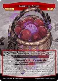 Basket of Apples - Masterpiece "Pilgrim-Memories" - Force of Will card
