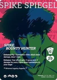 Spike, Bounty Hunter (Alternate Art) - Challenger Series: Cowboy Bebop and Trigun Stampede - UniVersus card