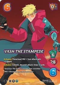 Vash the Stampede - Challenger Series: Cowboy Bebop and Trigun Stampede - UniVersus card
