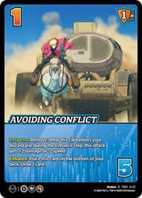 Avoiding Conflict - Challenger Series: Cowboy Bebop and Trigun Stampede - UniVersus card
