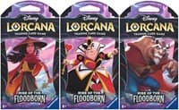 Disney Lorcana: Rise of the Floodborn Sleeved Booster Pack Art Bundle [Set of 3] - Rise of the Floodborn - Disney Lorcana card