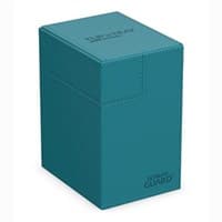 Flip 'n' Tray XenoSkin Monocolor - Petrol (Holds 133+) - Ultimate Guard Deck Boxes - Deck Boxes card