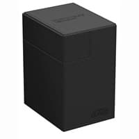 Flip 'n' Tray XenoSkin Monocolor - Black (Holds 133+) - Ultimate Guard Deck Boxes - Deck Boxes card