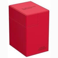 Flip 'n' Tray XenoSkin Monocolor - Red (Holds 133+) - Ultimate Guard Deck Boxes - Deck Boxes card
