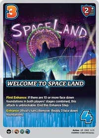 Welcome to Space Land - Challenger Series: Cowboy Bebop and Trigun Stampede - UniVersus card