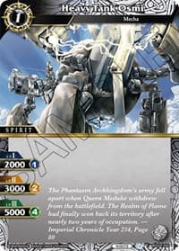 Heavy Tank Osmi - Savior of Chaos - Battle Spirits Saga card