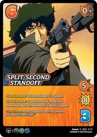 Split-Second Standoff - Challenger Series: Cowboy Bebop and Trigun Stampede - UniVersus card