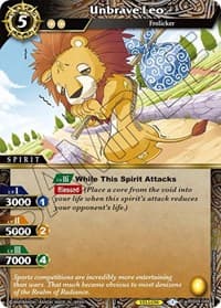Unbrave Leo - Savior of Chaos - Battle Spirits Saga card