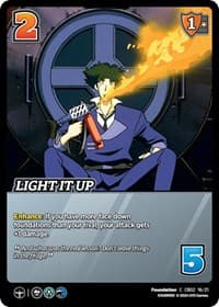 Light it Up - Challenger Series: Cowboy Bebop and Trigun Stampede - UniVersus card