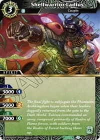 Shellwarrior Ladius - Savior of Chaos - Battle Spirits Saga card