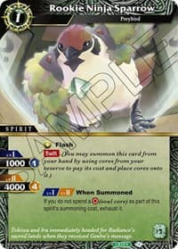 Rookie Ninja Sparrow - Savior of Chaos - Battle Spirits Saga card