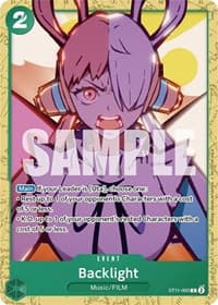 Backlight (Starter Deck 11: Uta Deck Battle) - One Piece Promotion Cards - One Piece Card Game card