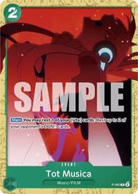 Tot Musica (Starter Deck 11: Uta Deck Battle) - One Piece Promotion Cards - One Piece Card Game card