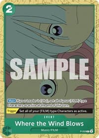 Where the Wind Blows (Starter Deck 11: Uta Deck Battle) - One Piece Promotion Cards - One Piece Card Game card