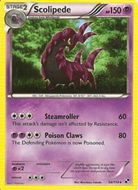 Scolipede - 54/114 (Cracked Ice Holo) - Blister Exclusives - Pokemon card