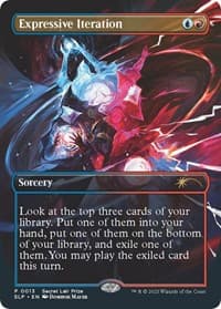 Expressive Iteration - Secret Lair Showdown - Magic: The Gathering card