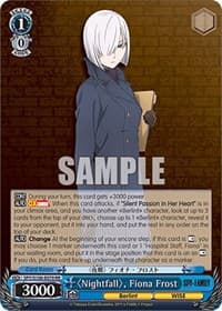 "Nightfall", Fiona Frost - SPY x FAMILY - Weiss Schwarz card